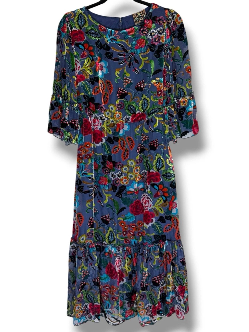 Johnny Was Minto Tanya Velvet Burnout Dress Nwt